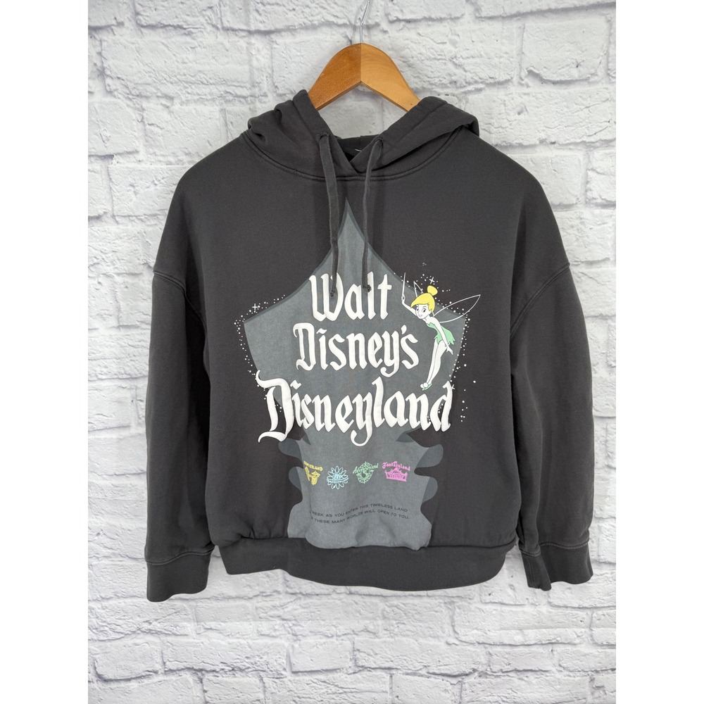 Disney‎ 100 anniversary Disneyland Tinkerbell Graphic Hoodie Sweatshirt Size S